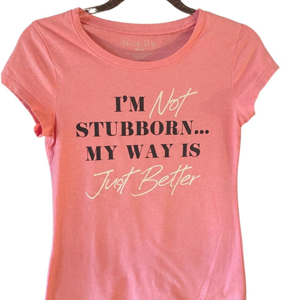 Pink Women's Medium Graphic T-shirt